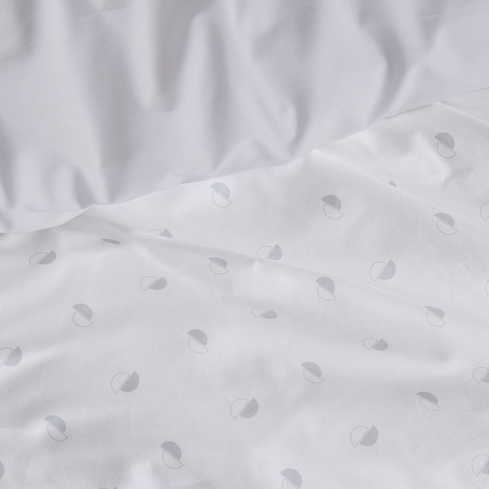 Parure de couette en percale de coton au style géométrique — vue 4