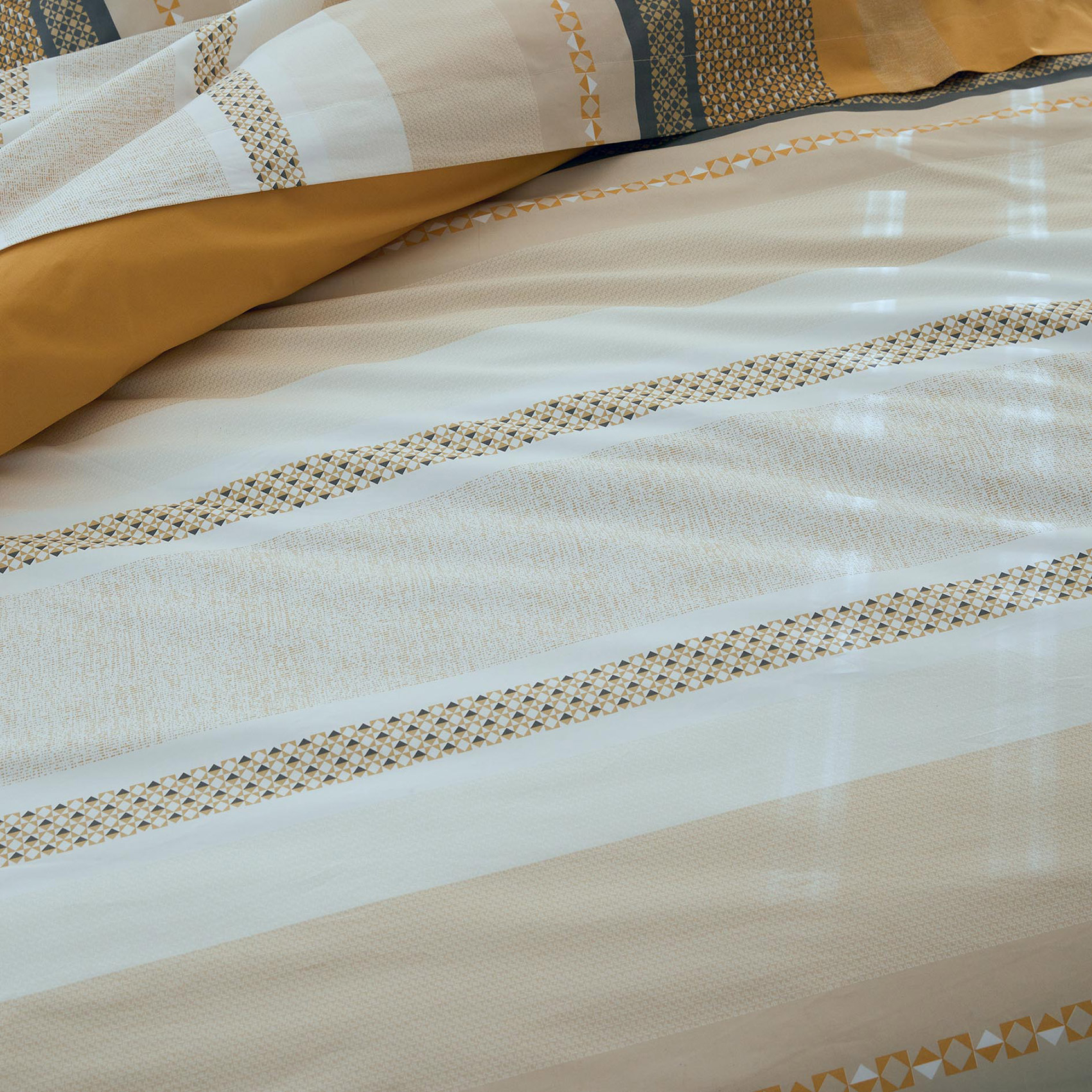 Parure de couette en percale de coton au style ethnique chic — vue 4