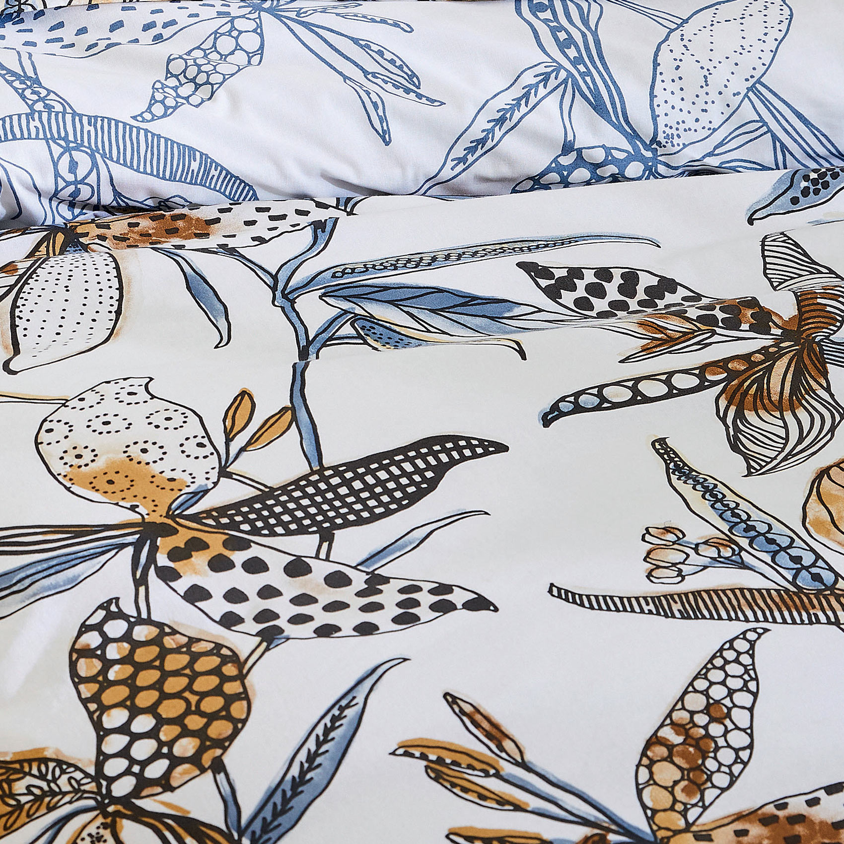 Housse de couette aux fleurs exubérantes — vue 4