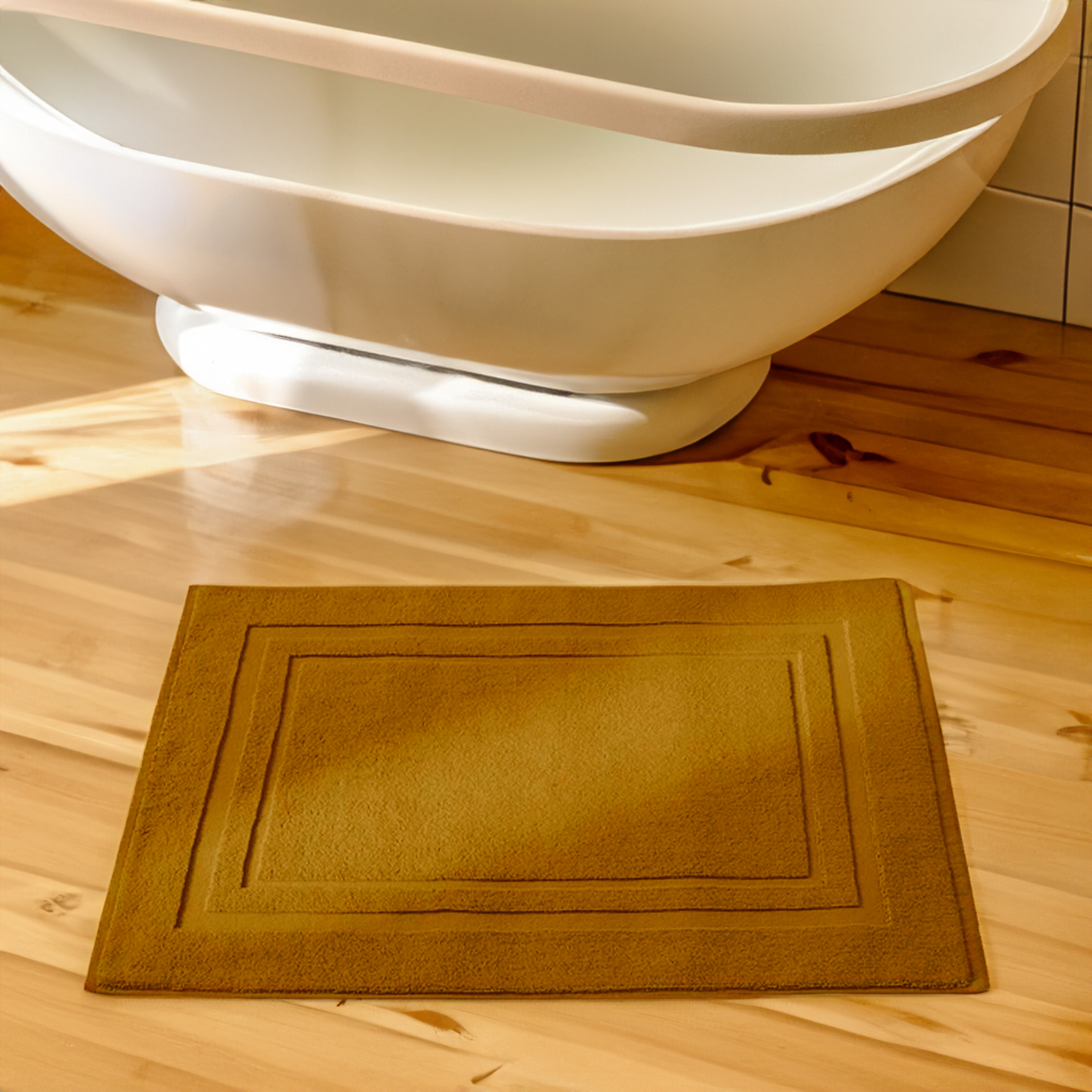 Tapis de bain en coton peigné — vue 3