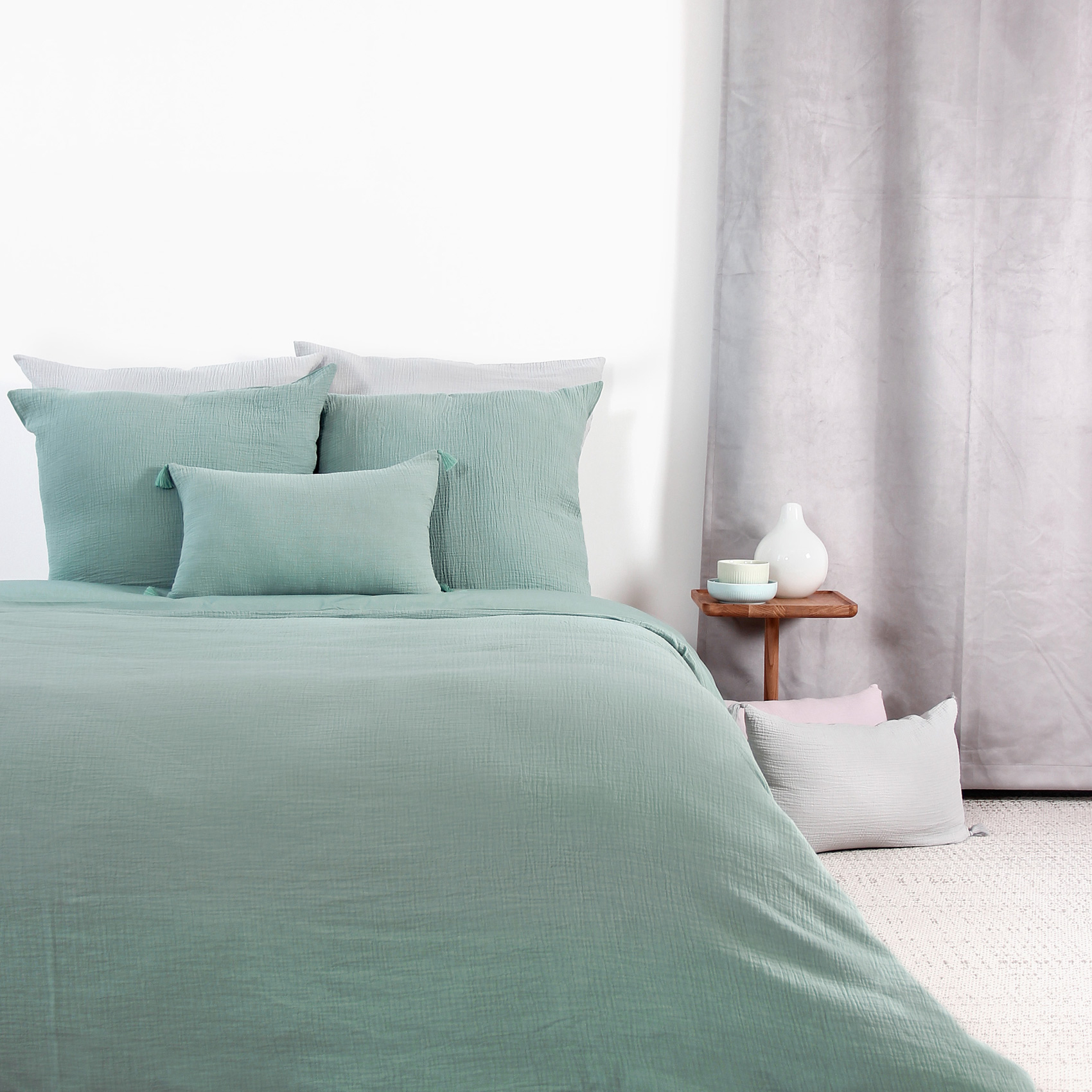 Parure de lit en double gaze de coton — vue 5