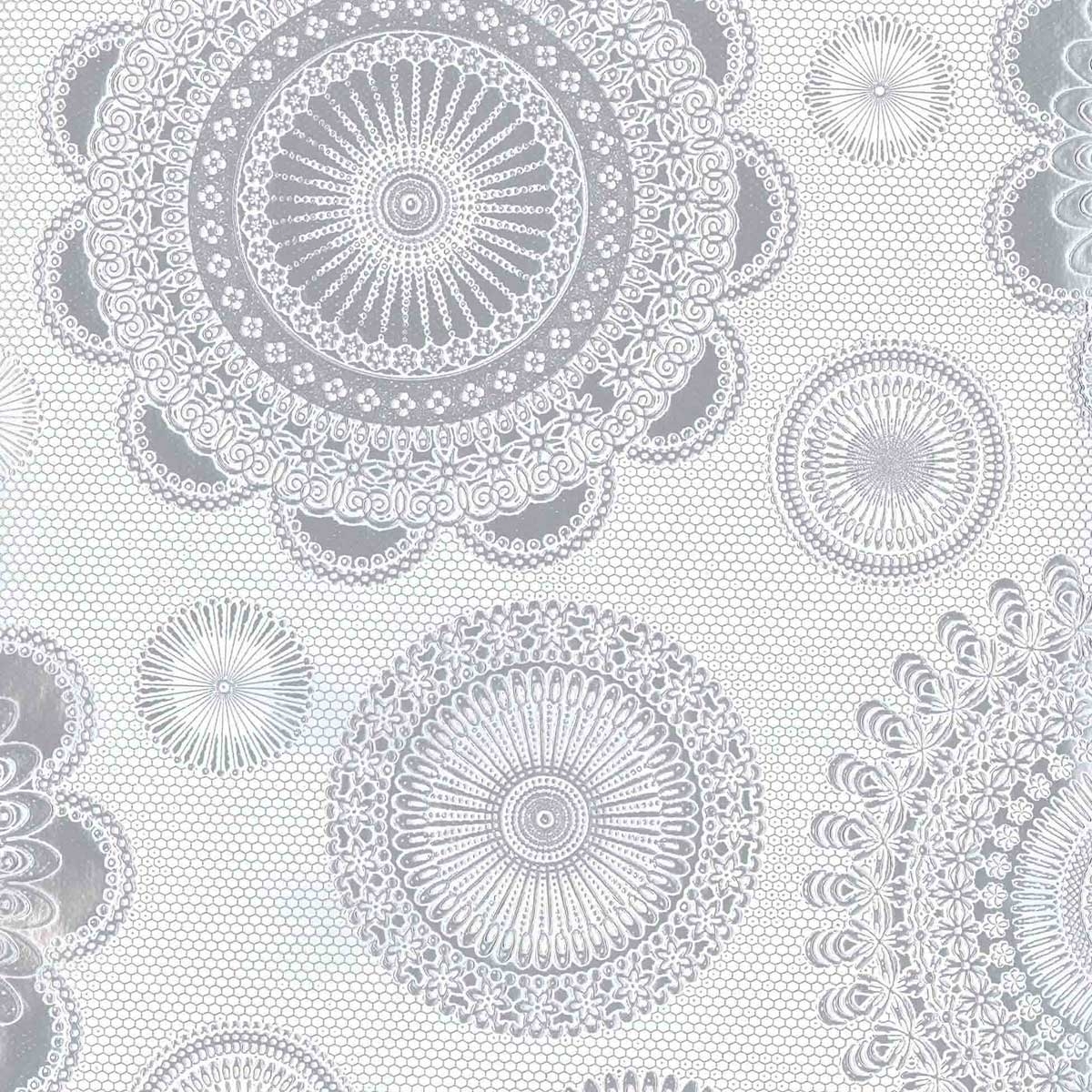 Toile Cirée Damassée Mandala