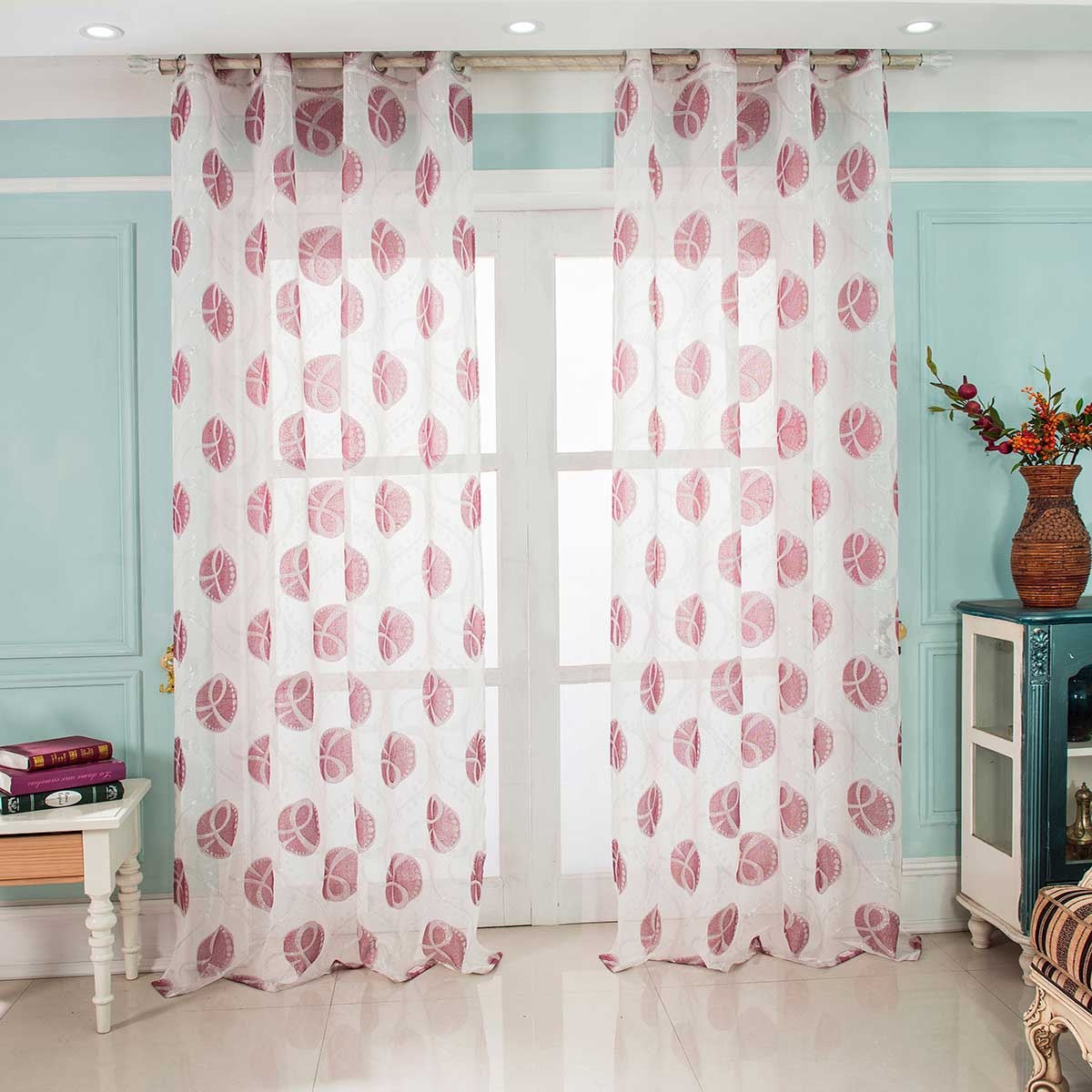 Paire de Voilages Coquillages