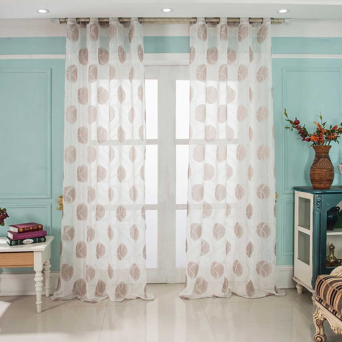 Paire de Voilages Coquillages