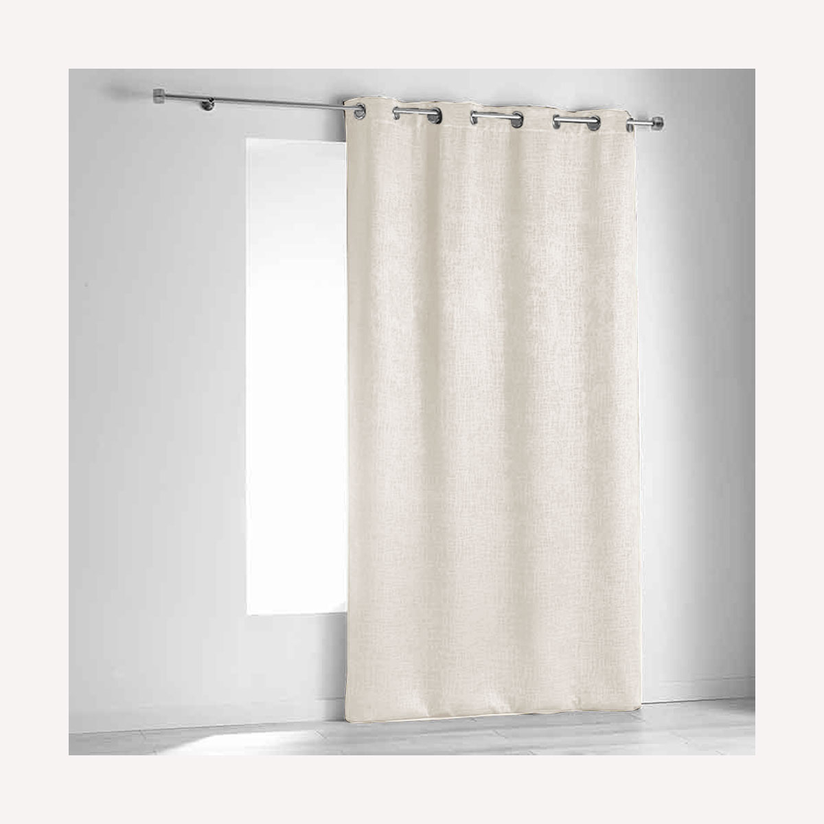 Rideau ignifugé non feu M1 en velours fiore — vue 4