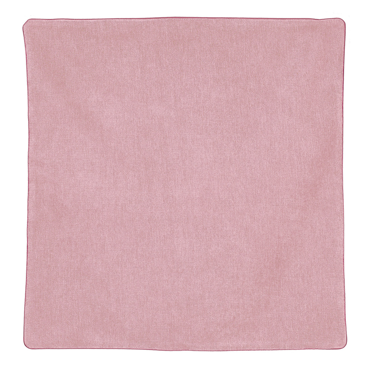 Housse de coussin passepoilée effet velours — vue 5