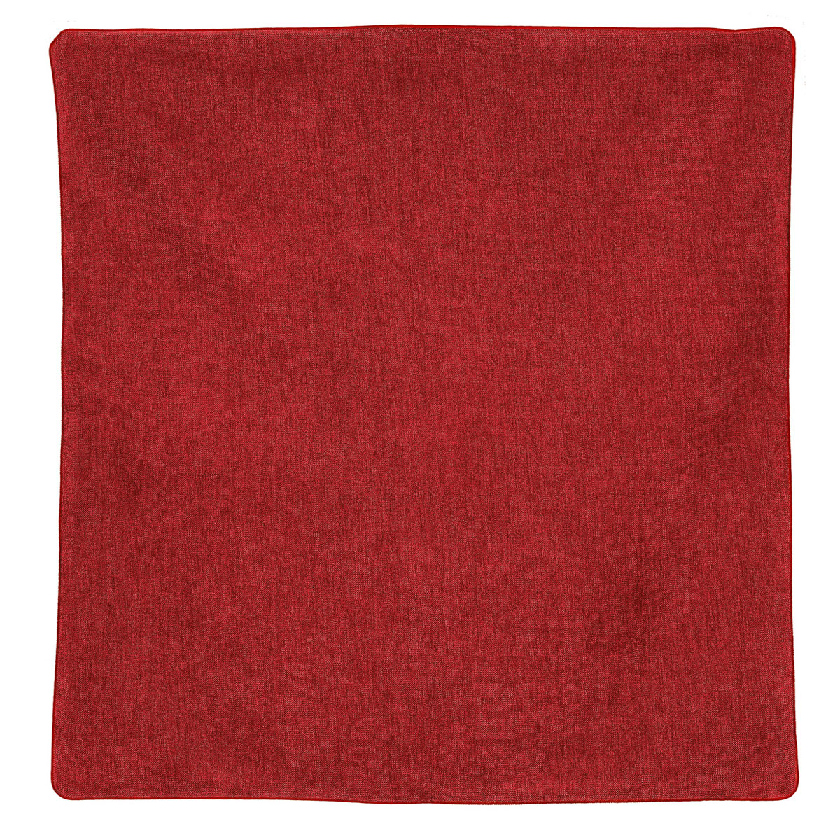 Housse de coussin passepoilée effet velours — vue 5