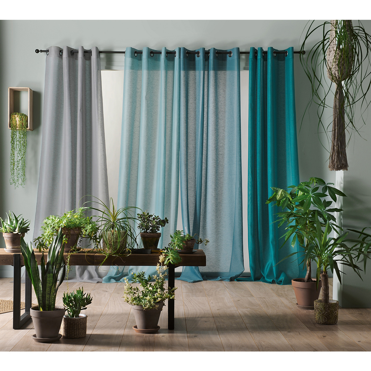 Voilage uni et dépolluant — vue 3