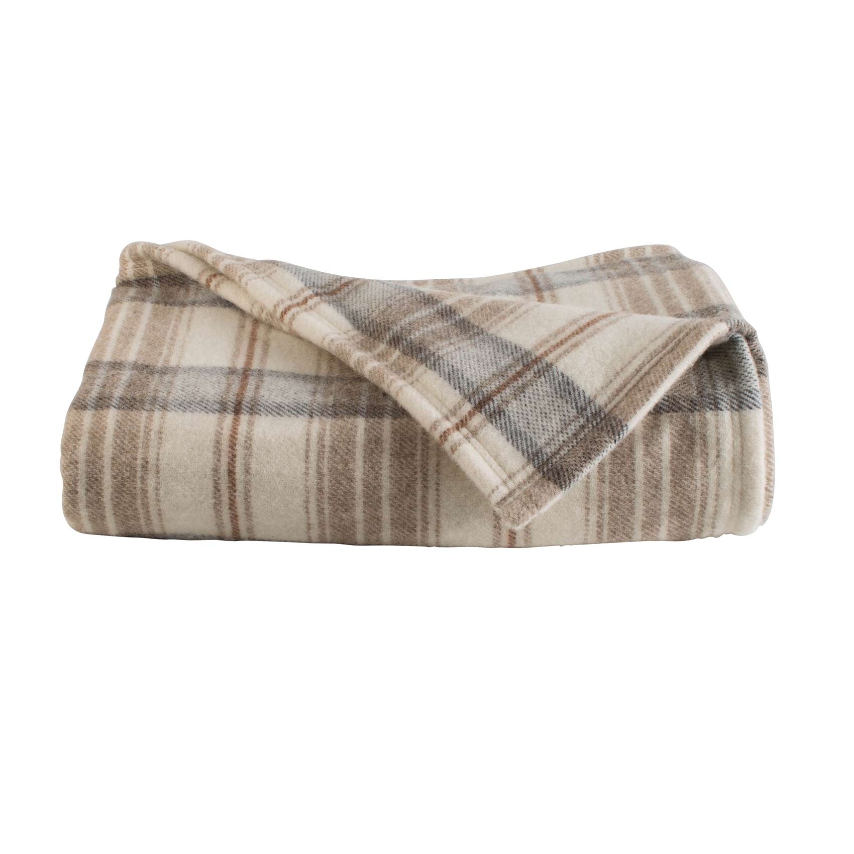 Couverture en laine tartan esprit montagne — vue 5