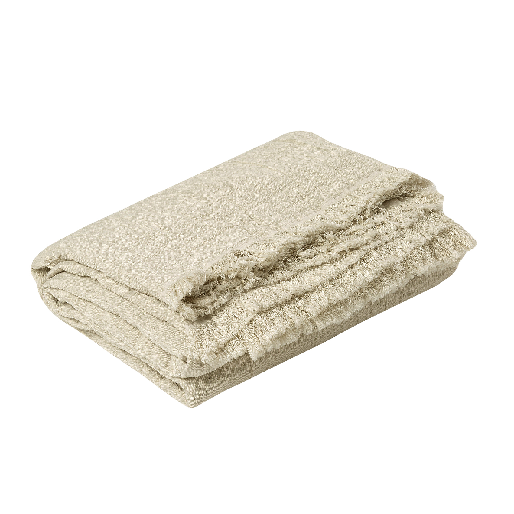 Plaid gaze de coton matelassé — vue 4