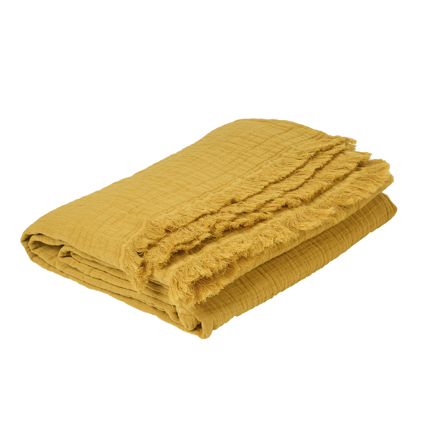 Plaid gaze de coton matelassé — vue 6