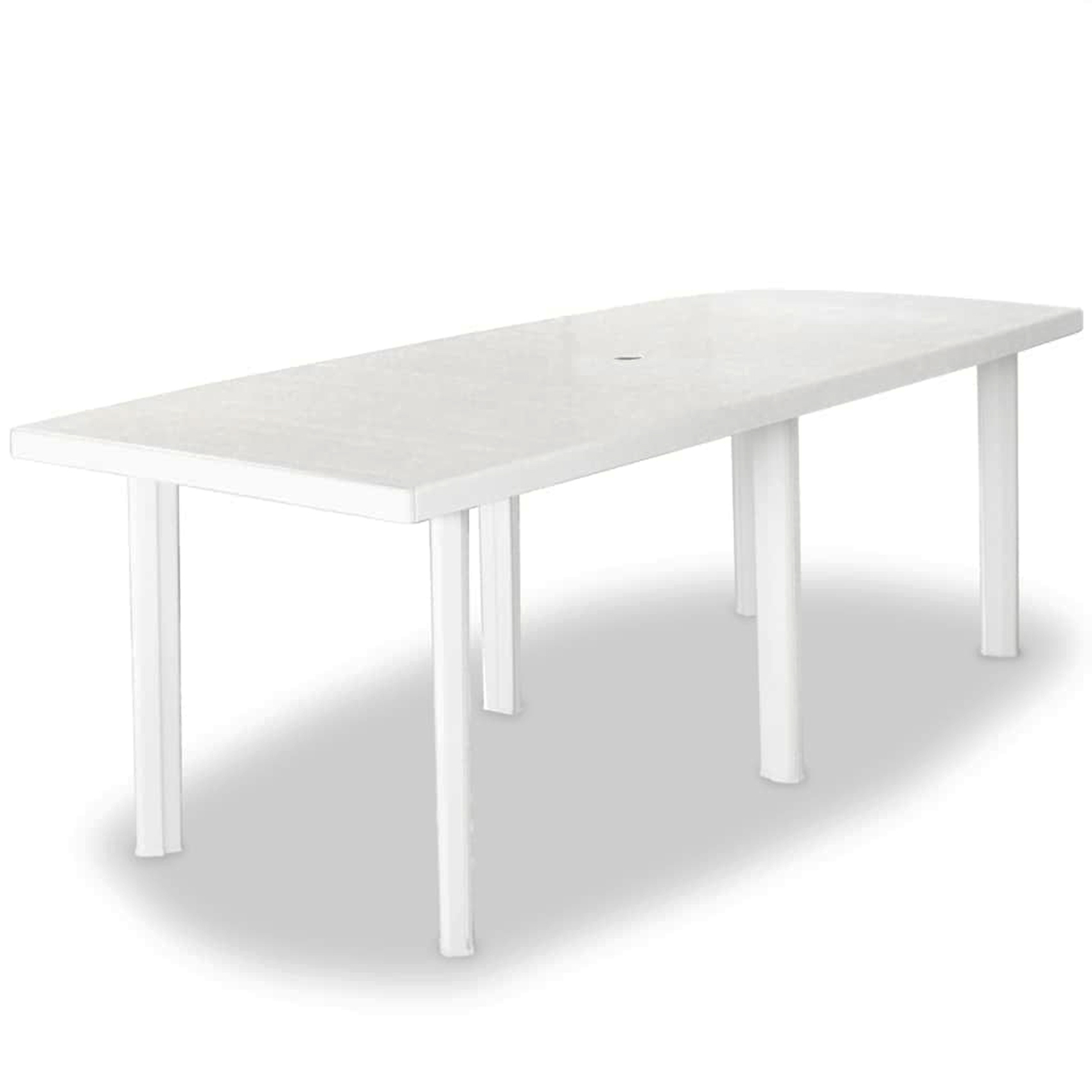 Table de jardin rectangulaire en pvc — vue 6