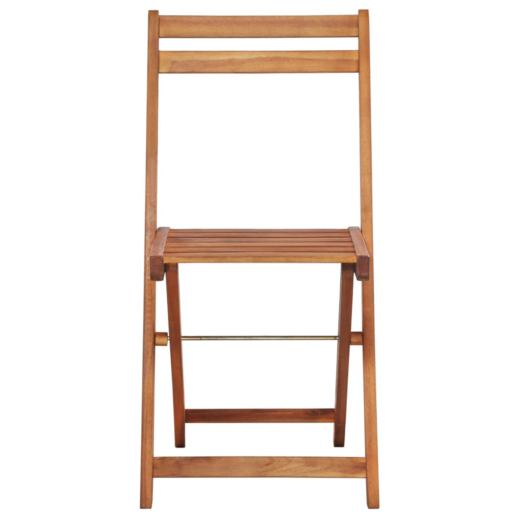 Lot de 2 chaises de bistro en acacia — vue 3