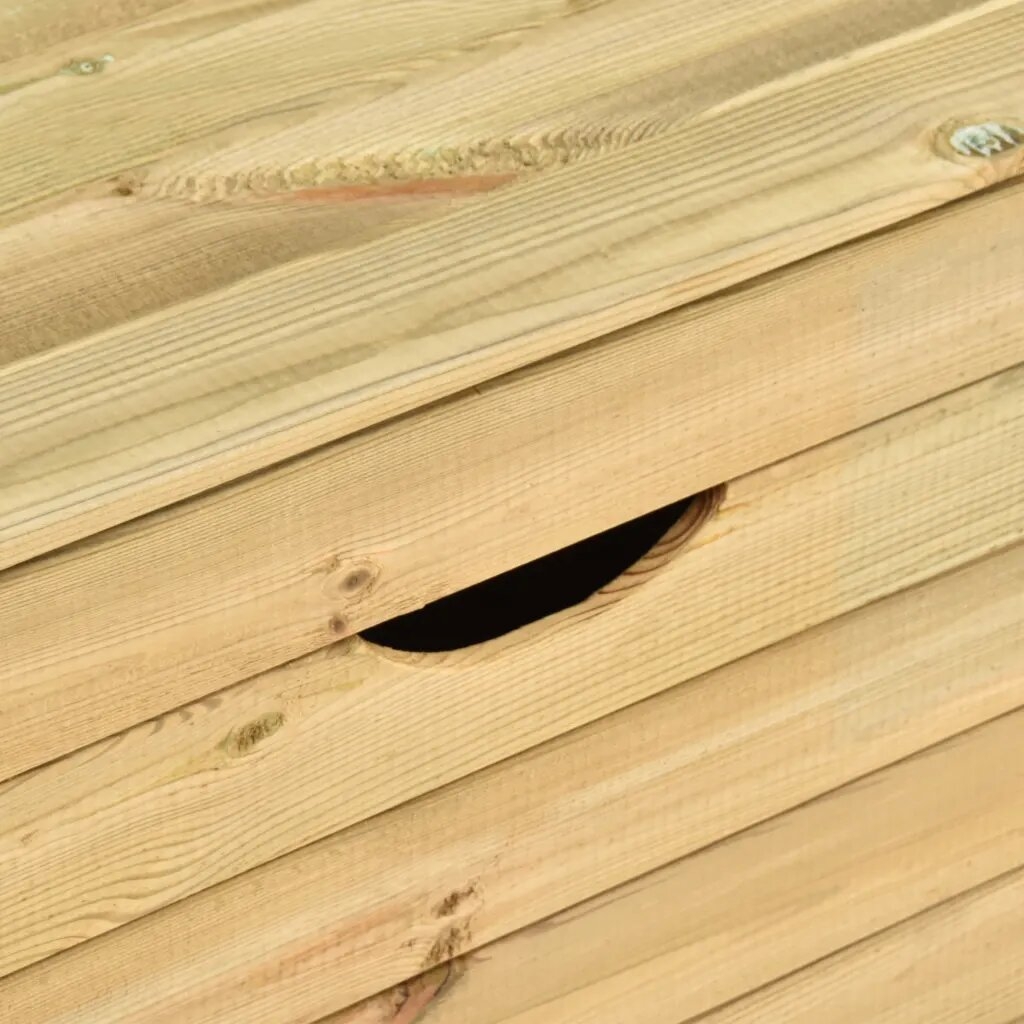 Banc à tonnelle de jardin avec 3 tiroirs — vue 5