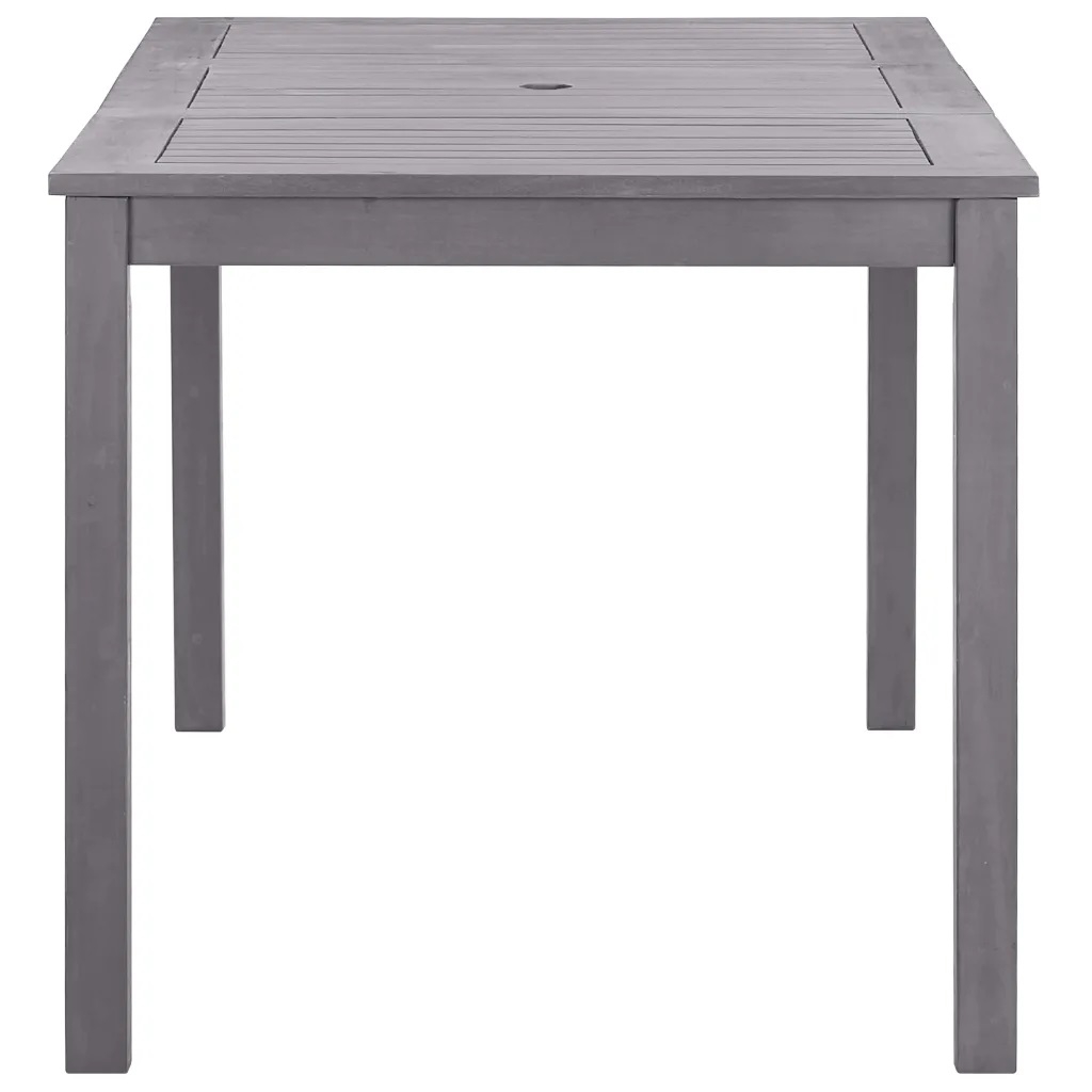 Table de jardin en bois délavé — vue 3