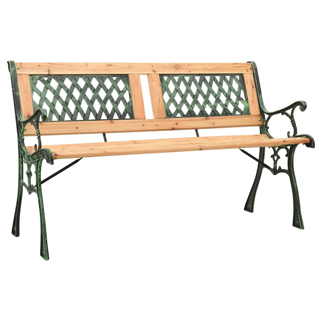 Banc de jardin style vintage