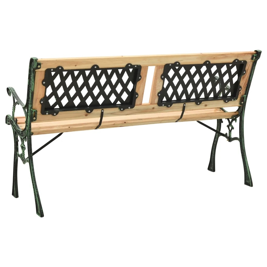 Banc de jardin style vintage — vue 4