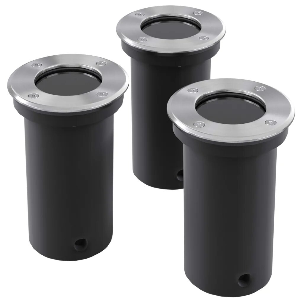 Ensemble de 3 lampes encastrables pour extérieur — vue 3