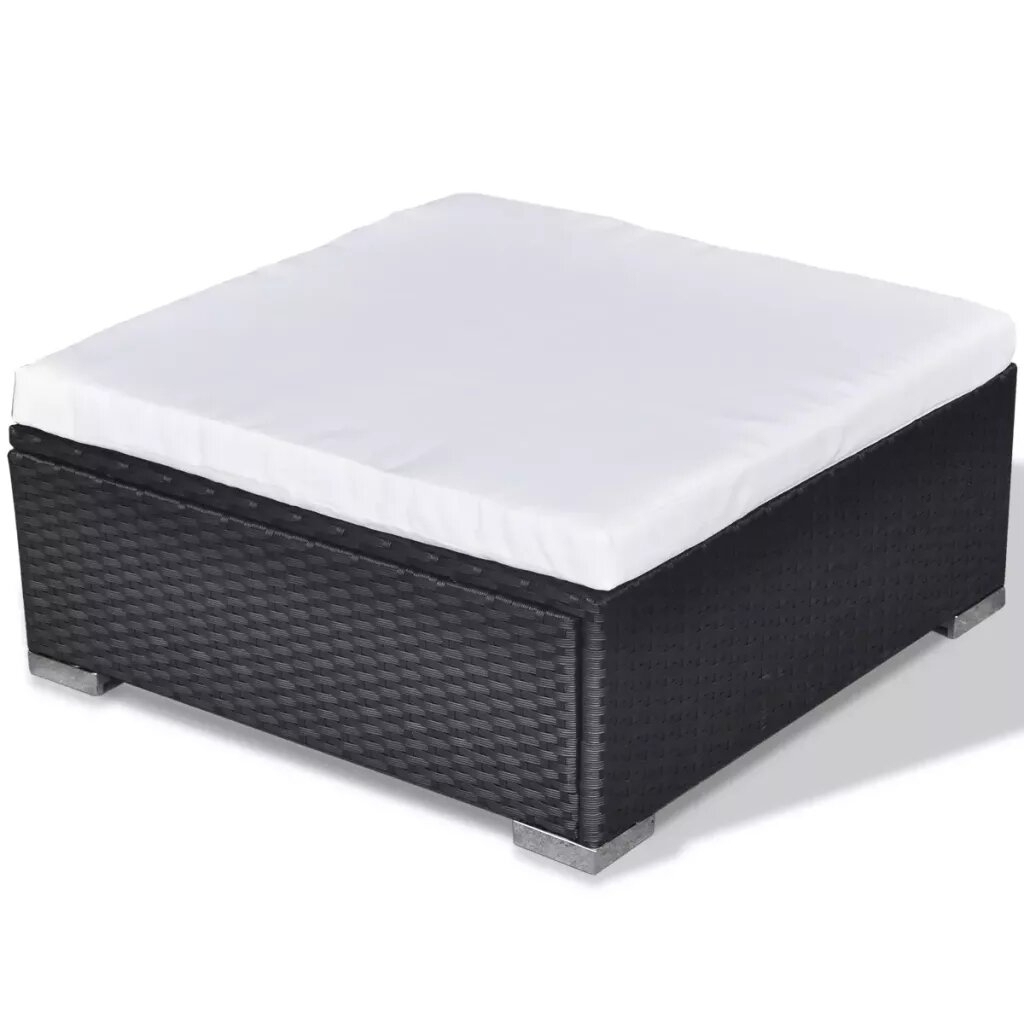 Salon de jardin modulable en résine tressée — vue 5