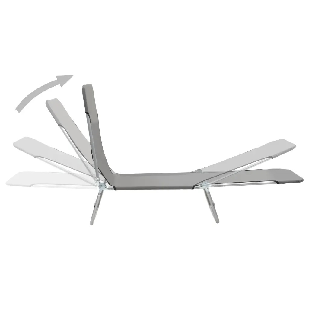 Lot de 2 chaises longues pliables — vue 3