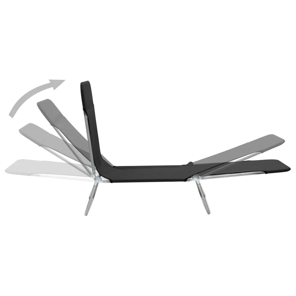 Lot de 2 chaises longues pliables — vue 3