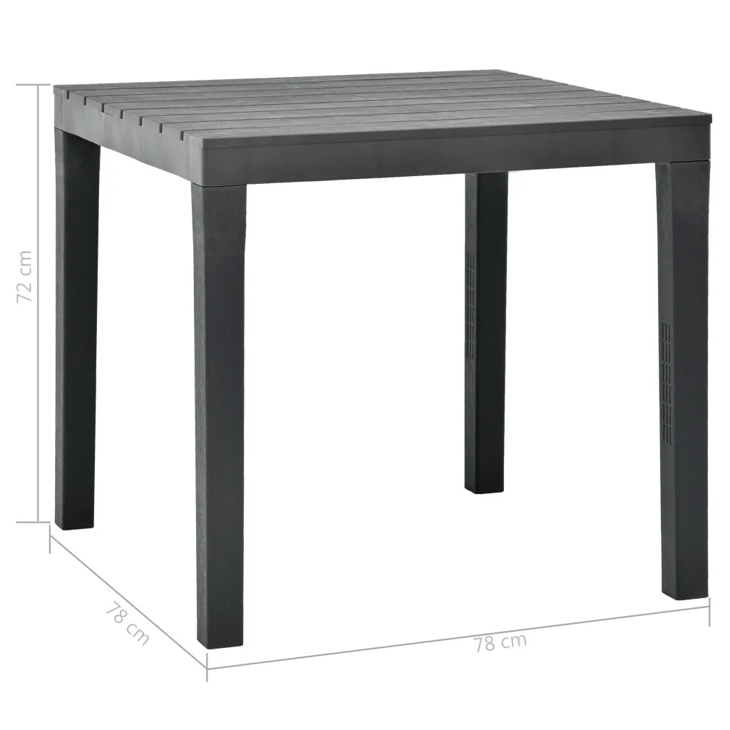 Table de jardin avec 2 bancs — vue 3