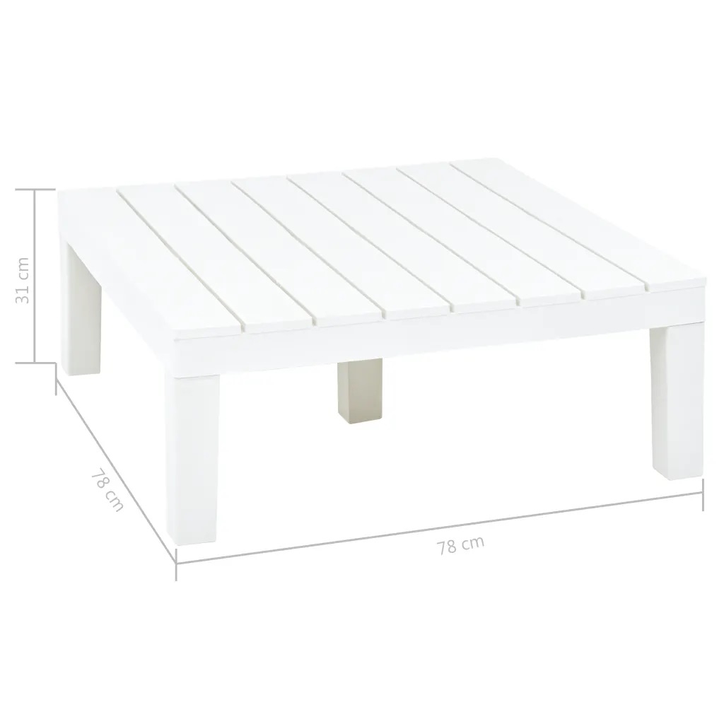 Table basse de jardin durable — vue 5