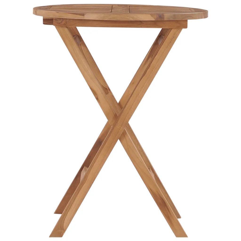 Table pliable de jardin ronde — vue 3