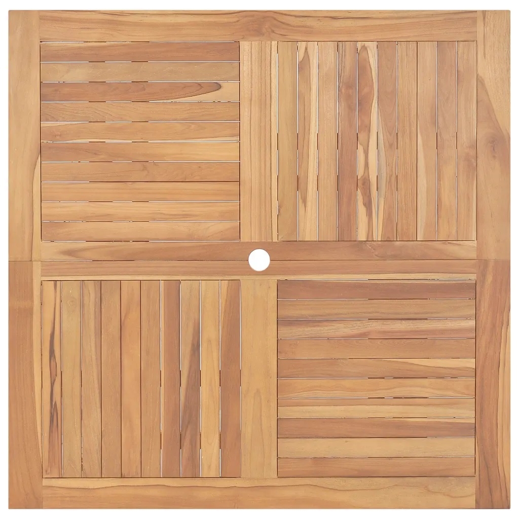 Table de jardin pliable en bois — vue 4