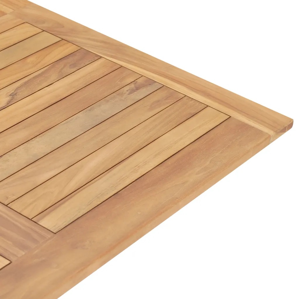 Table de jardin pliable en bois — vue 5