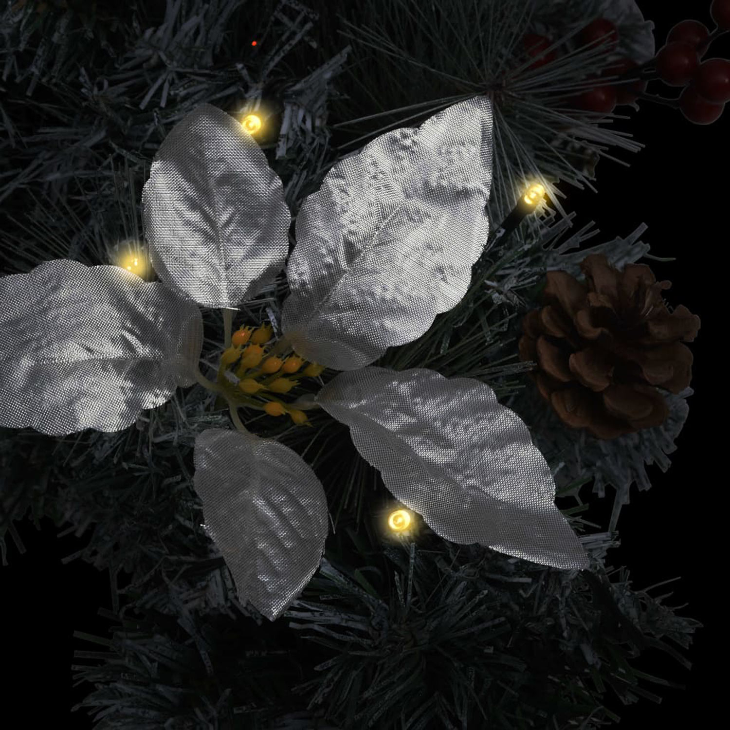 Couronne de Noël avec led — vue 4