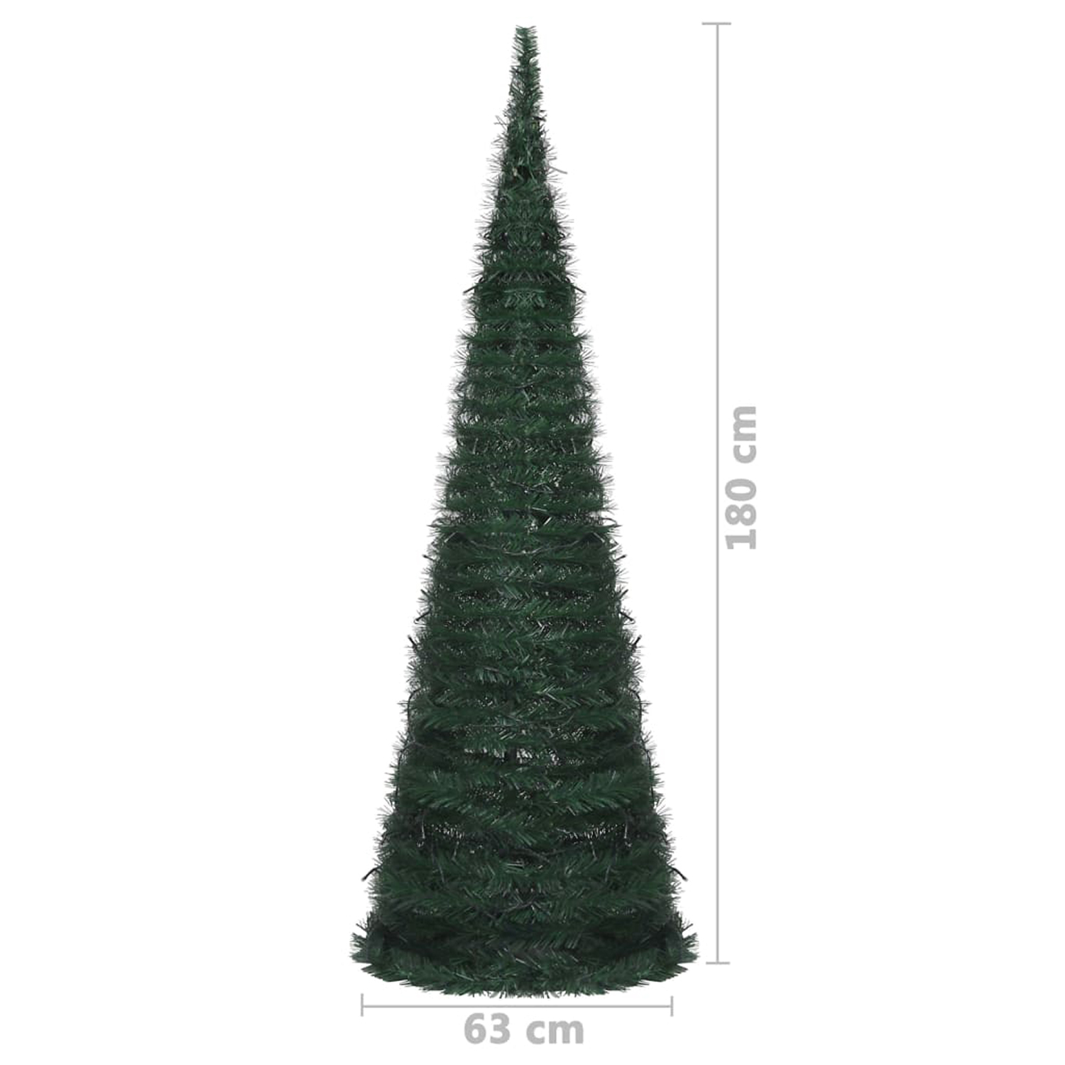 Sapin artificiel conique avec led — vue 5