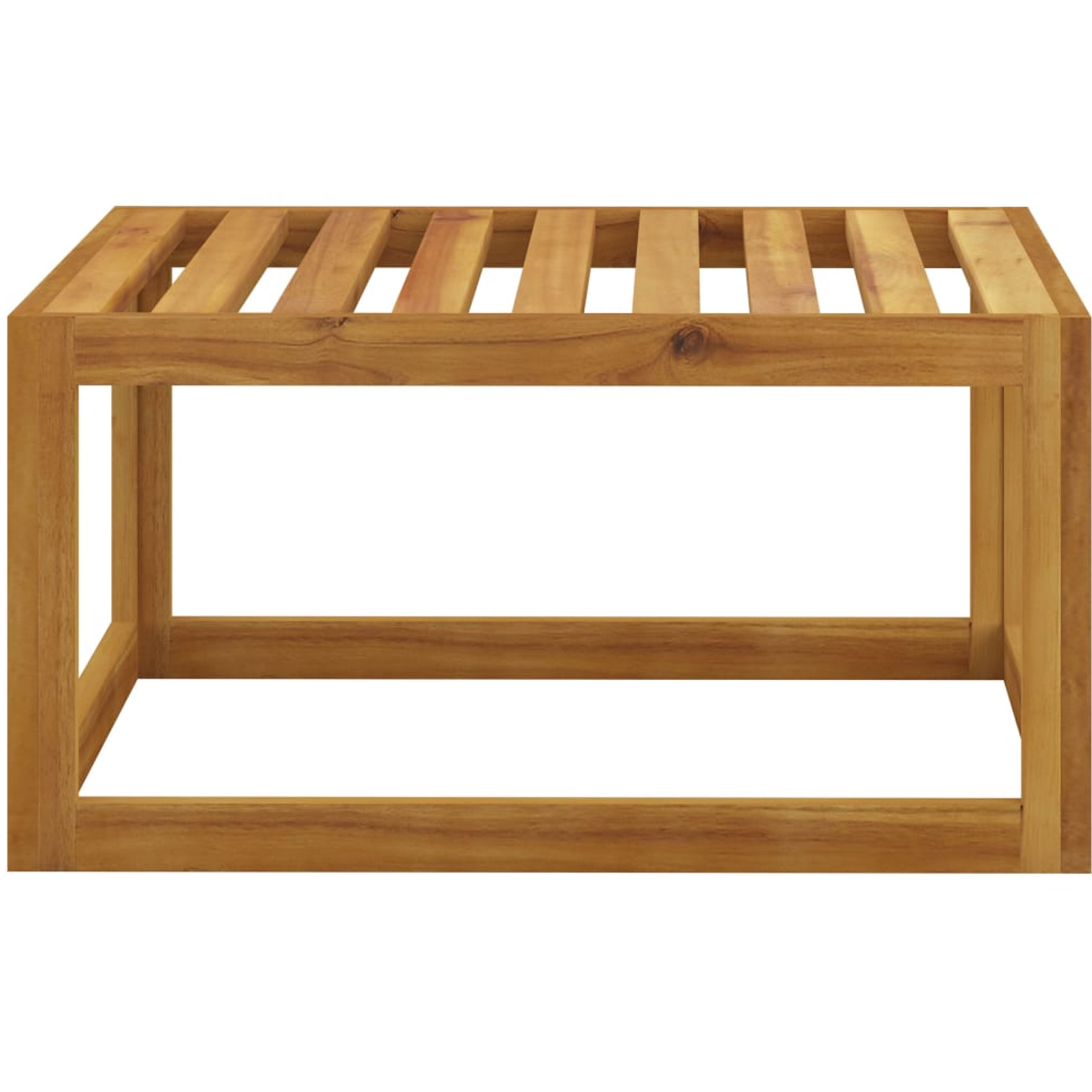 Salon de jardin 8 pcs en acacia avec coussin — vue 6