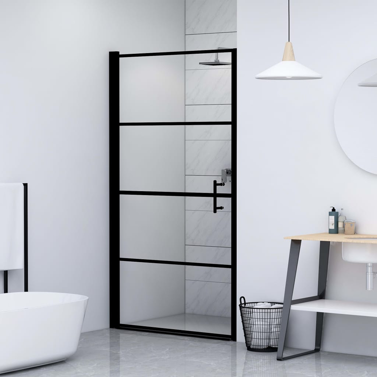 Porte de douche en verre trempé — vue 6