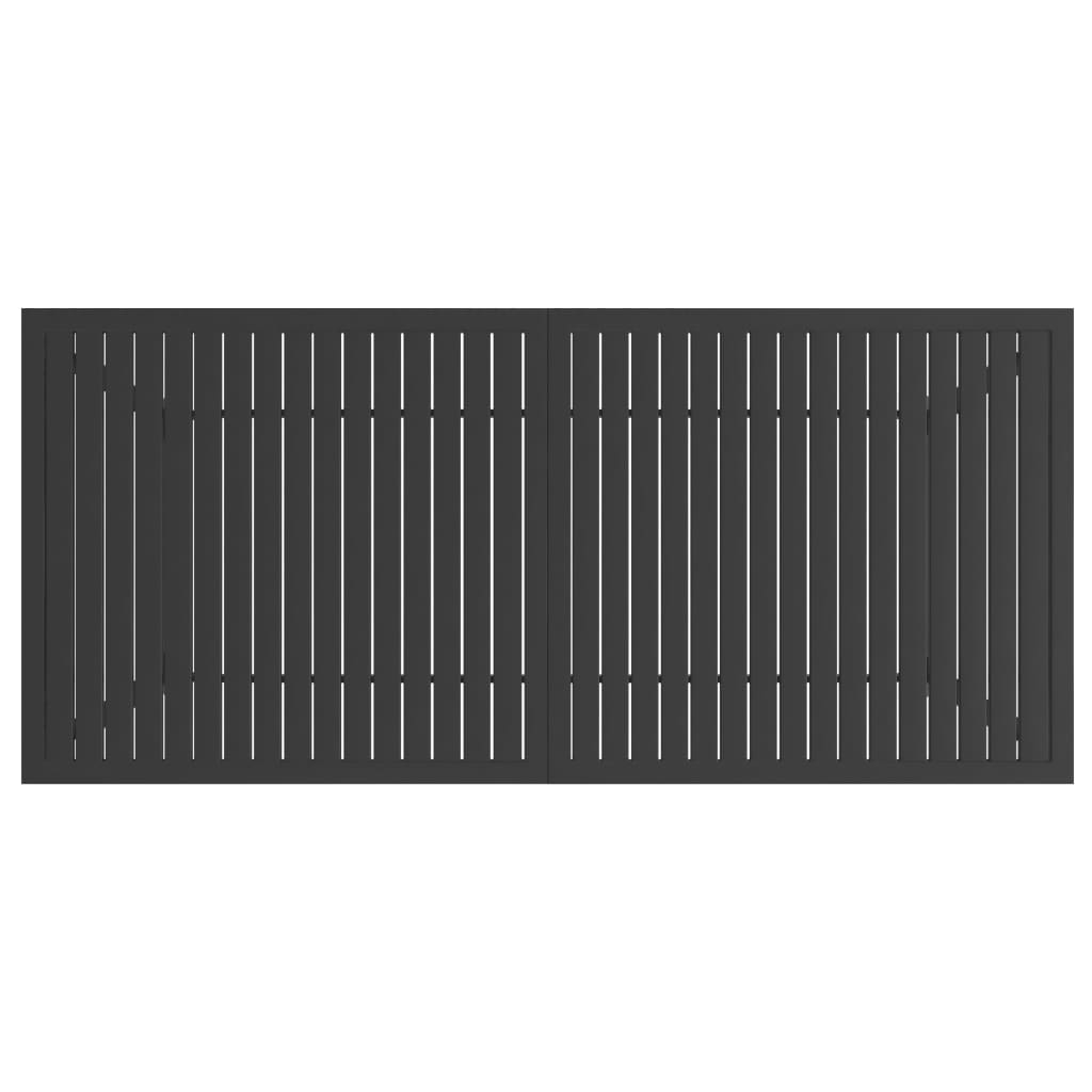 Table de jardin à lattes — vue 4