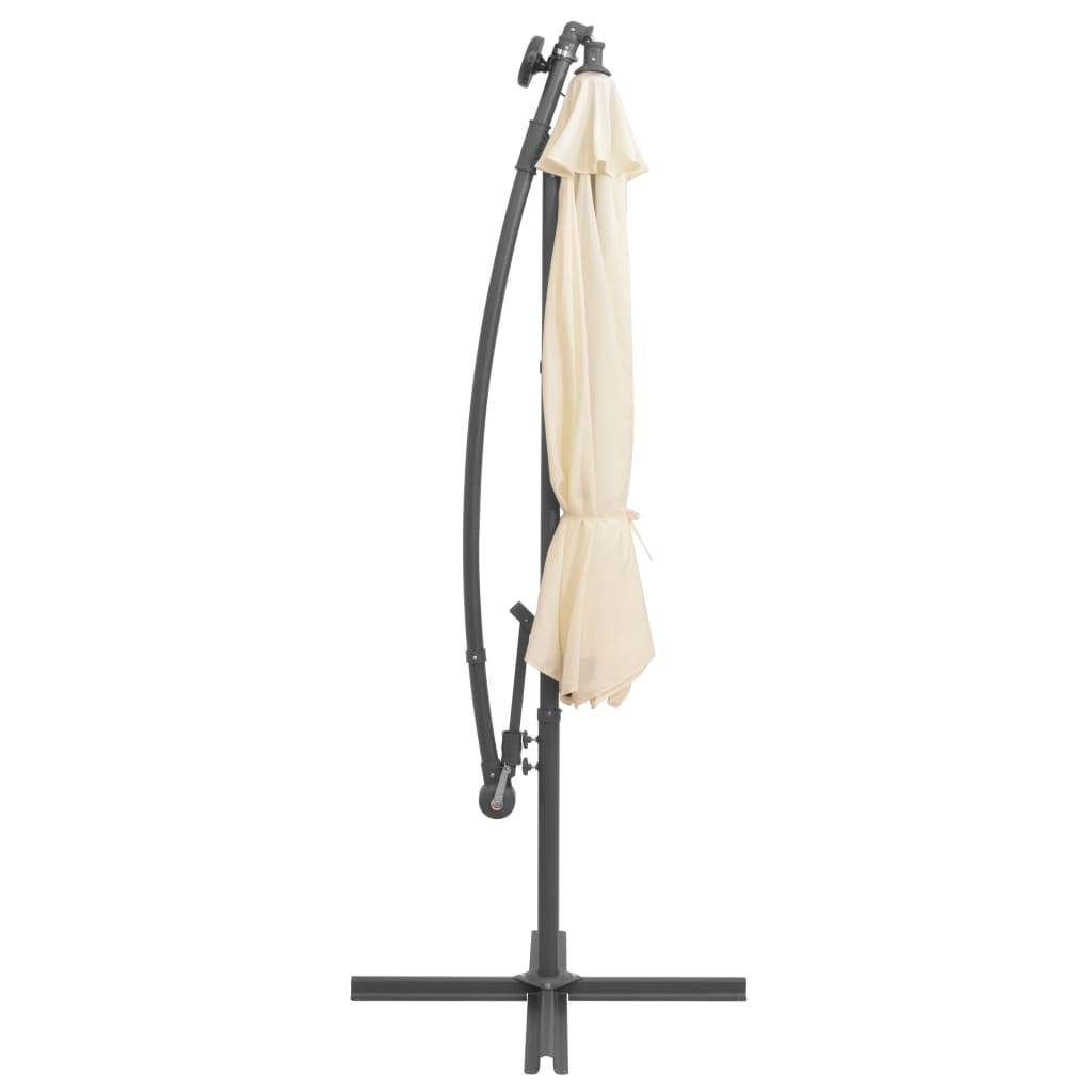 Parasol déporté Ø 300 cm avec éclairage LED — vue 3