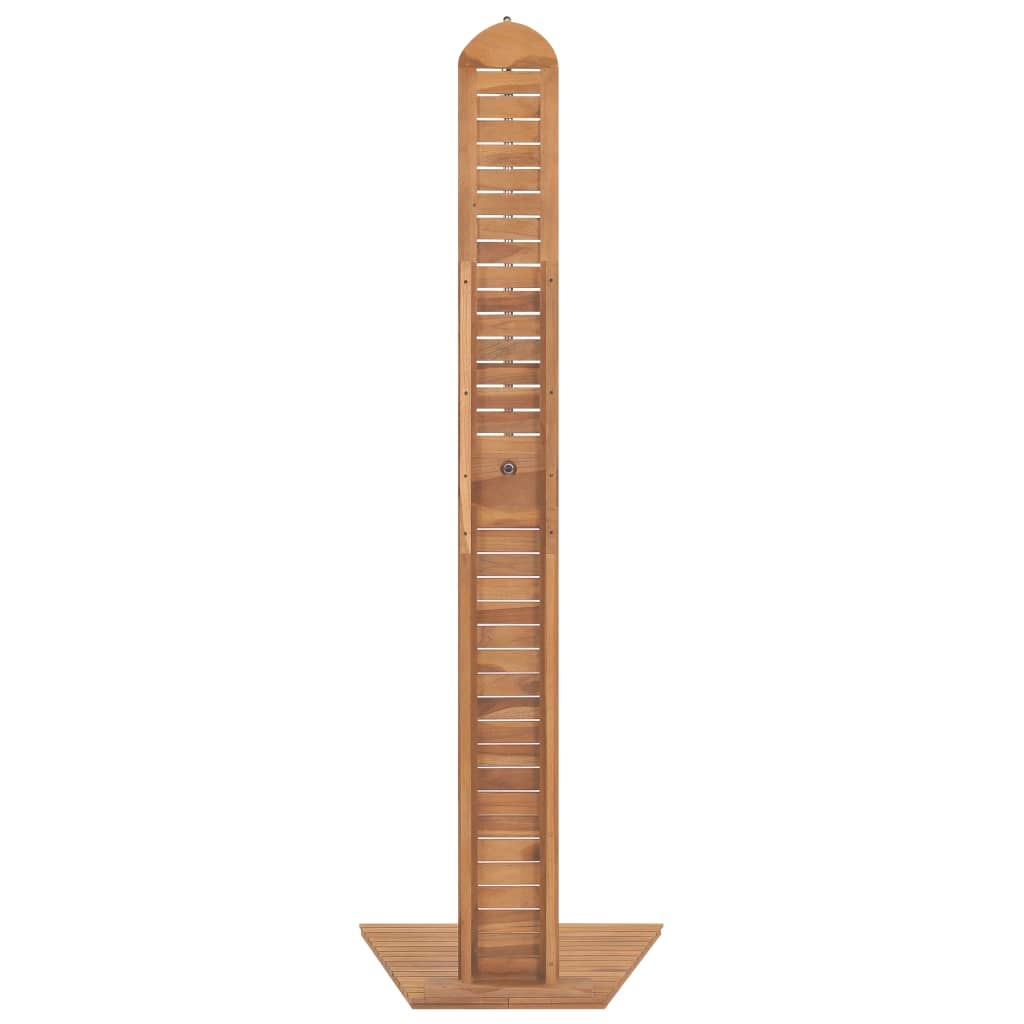 Douche de jardin en bois — vue 3