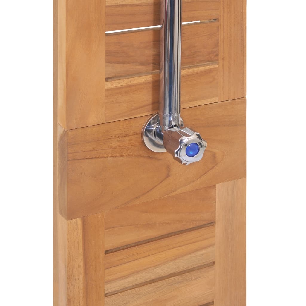 Douche de jardin en bois — vue 5