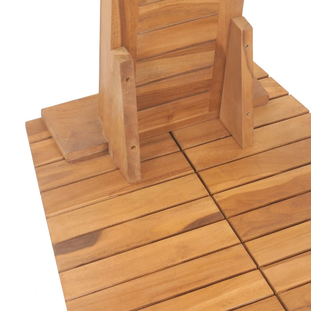 Douche de jardin en bois — vue 6