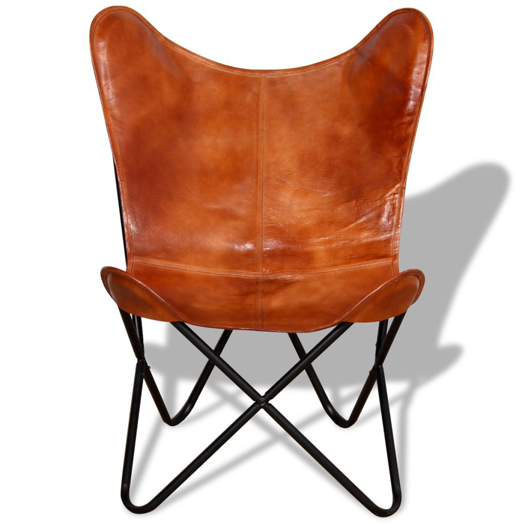 Chaise papillon en cuir — vue 4