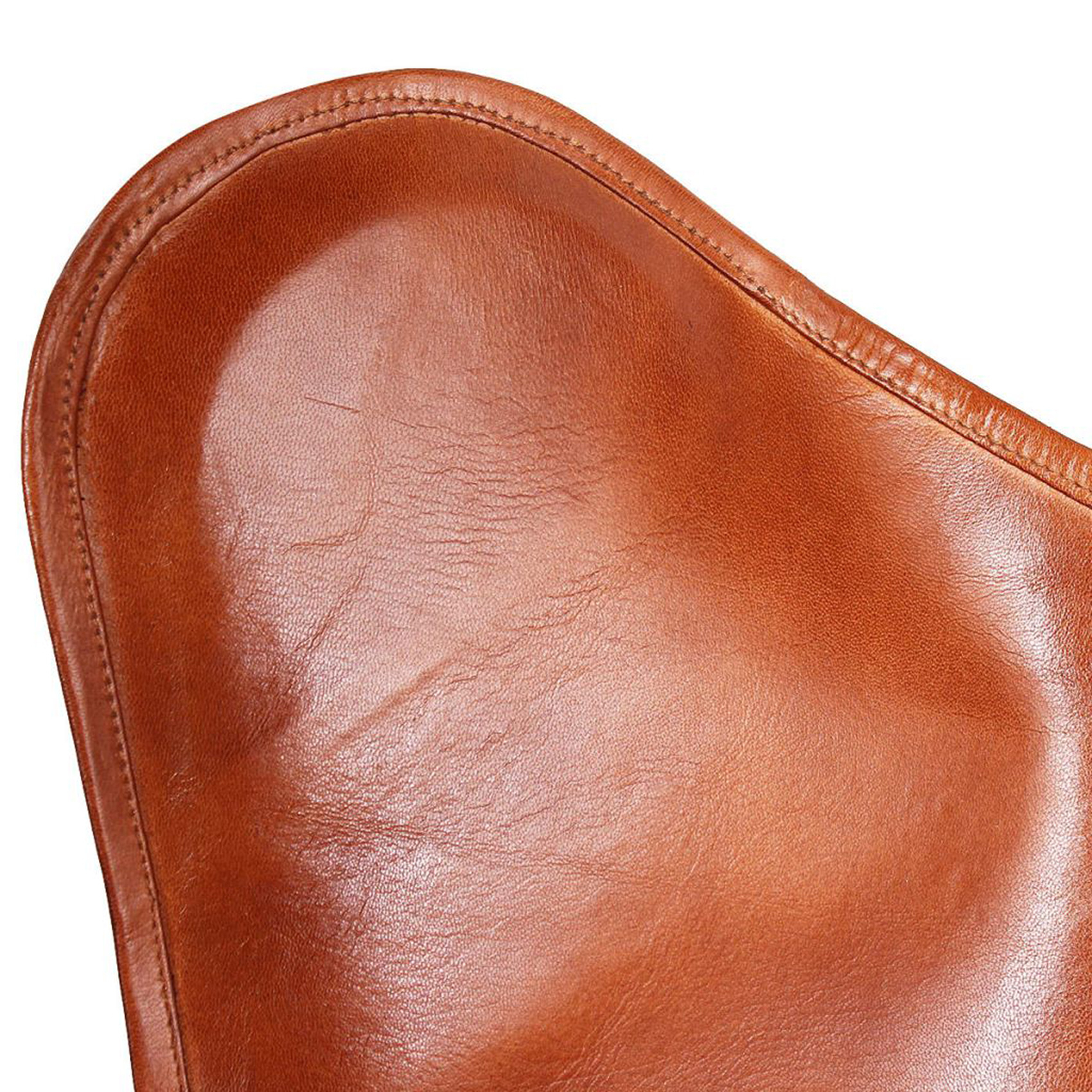 Chaise papillon en cuir — vue 6