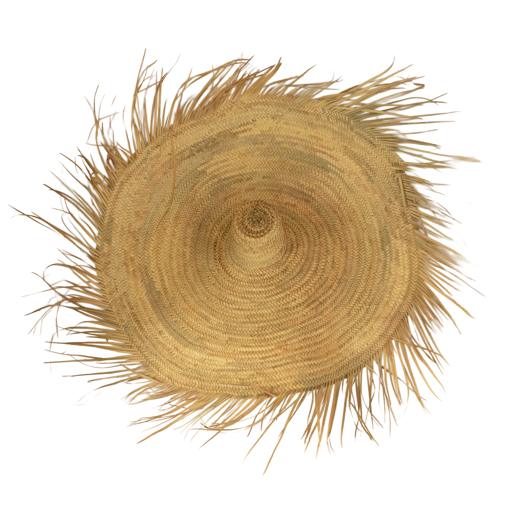 Chapeau de paille naturelle XXL — vue 5