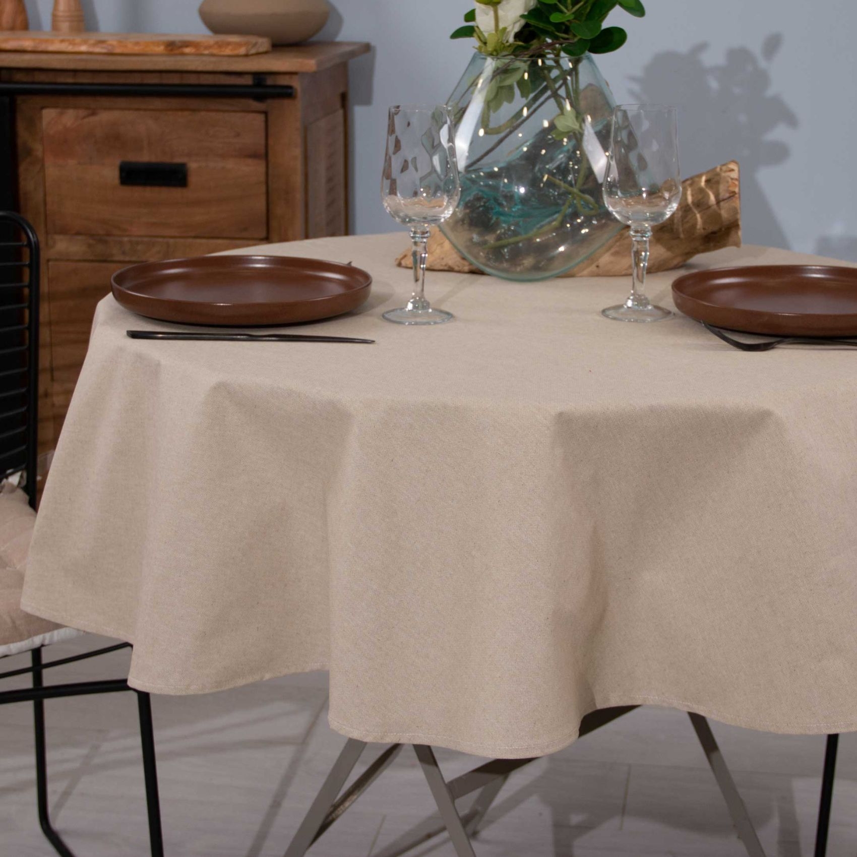 Nappe plastifiée et unie — vue 3