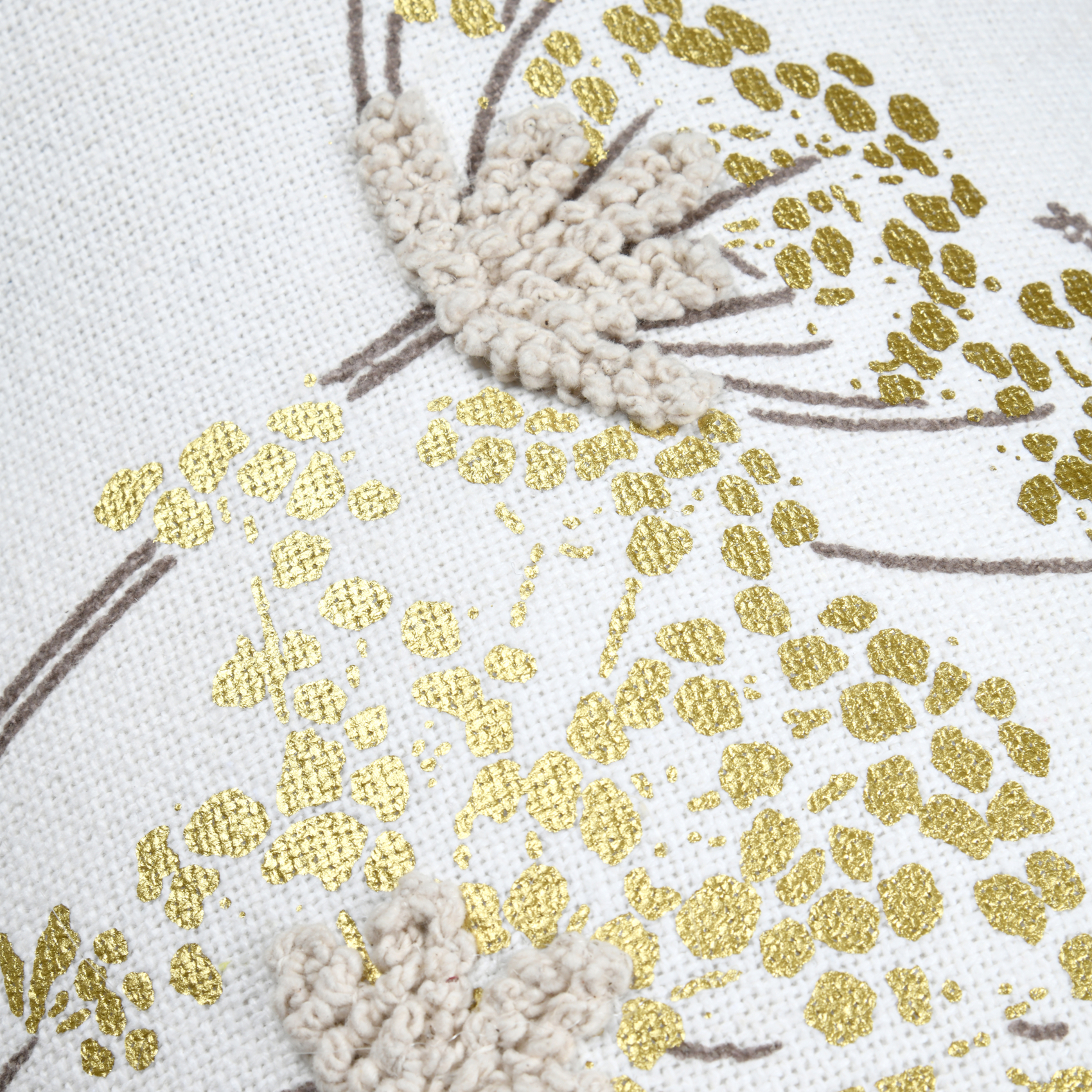 Coussin  feuillage doré — vue 6