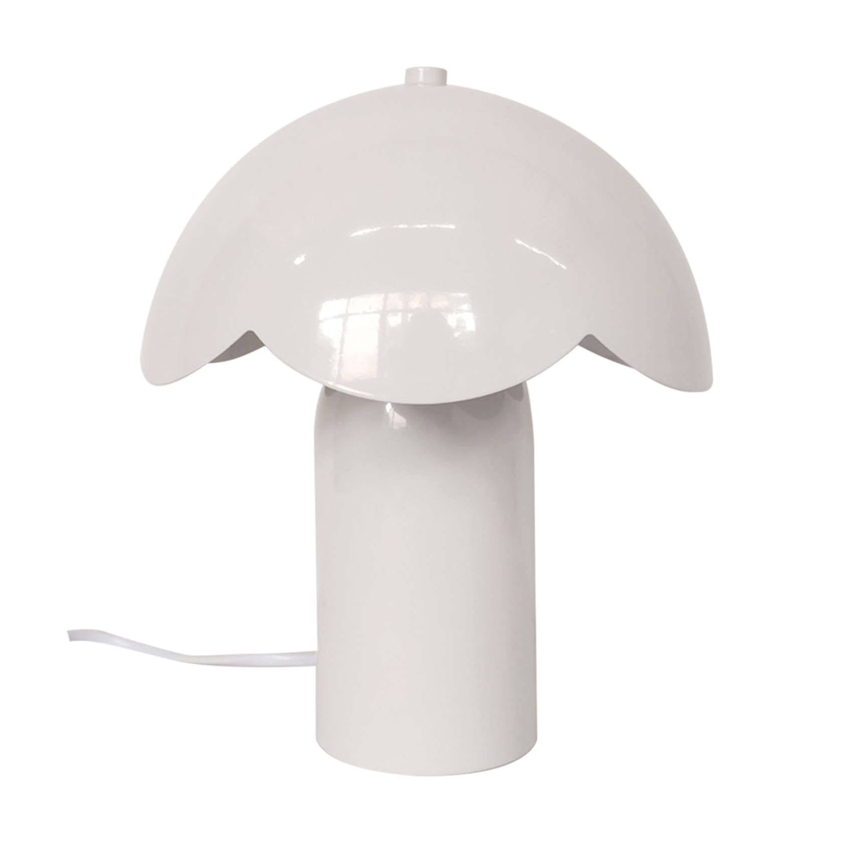 Lampe à poser décorative en métal avec abat-jour arrondi — vue 5