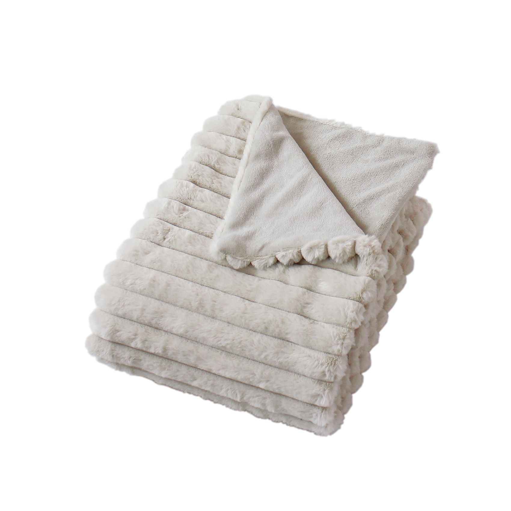 Couverture imitation fourrure et flanelle — vue 5