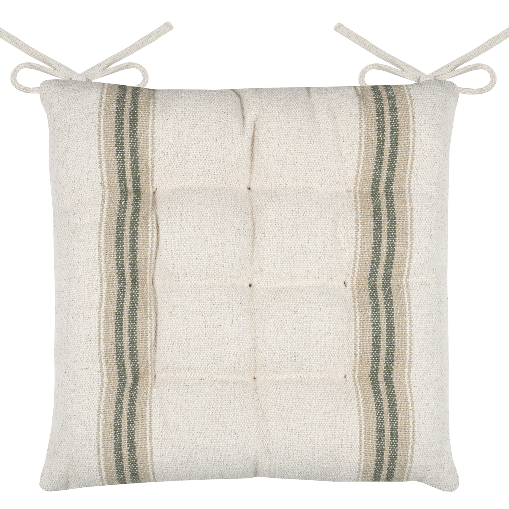 Galette de chaise à effet tapissier d'antan