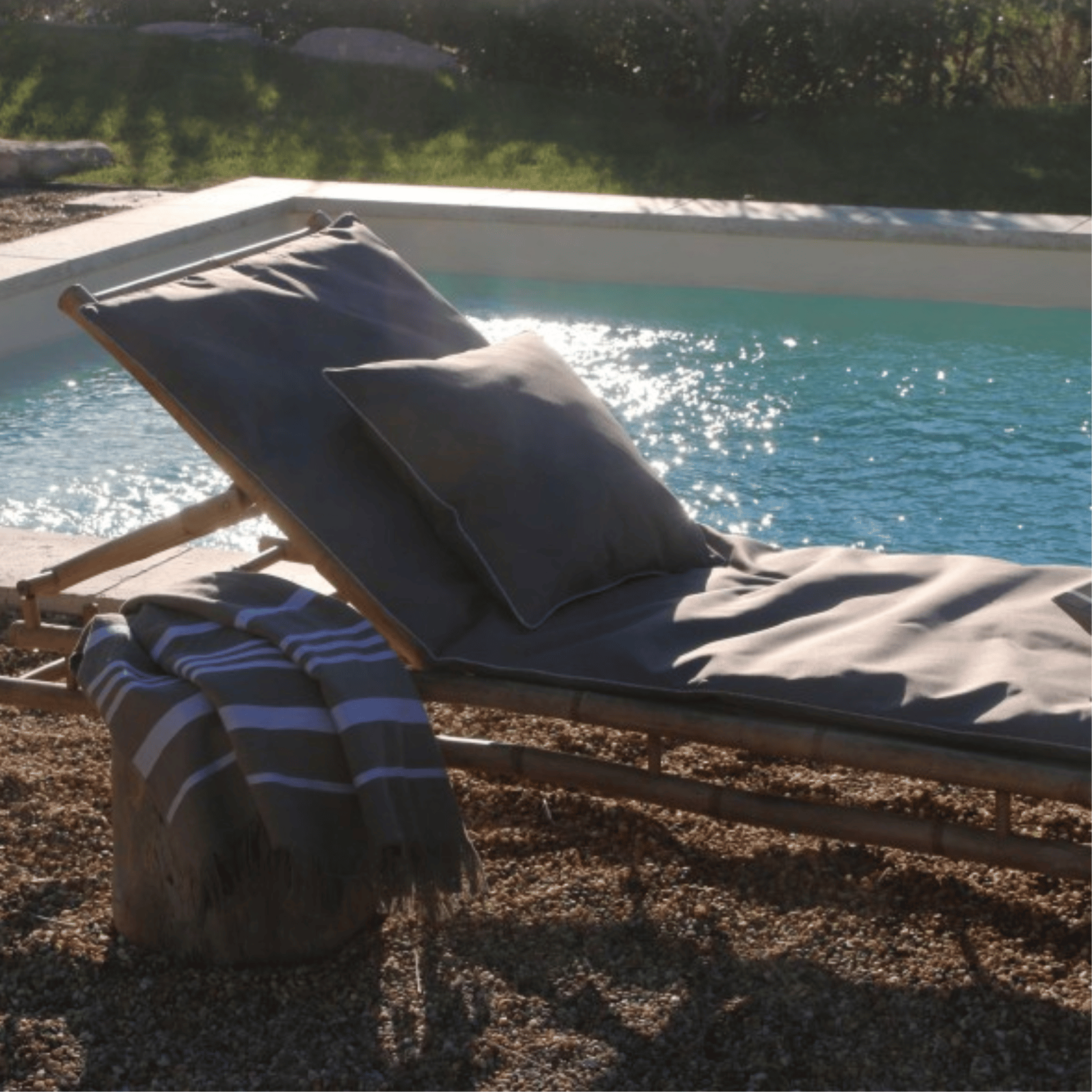 Coussin rectangle uni extérieur — vue 4