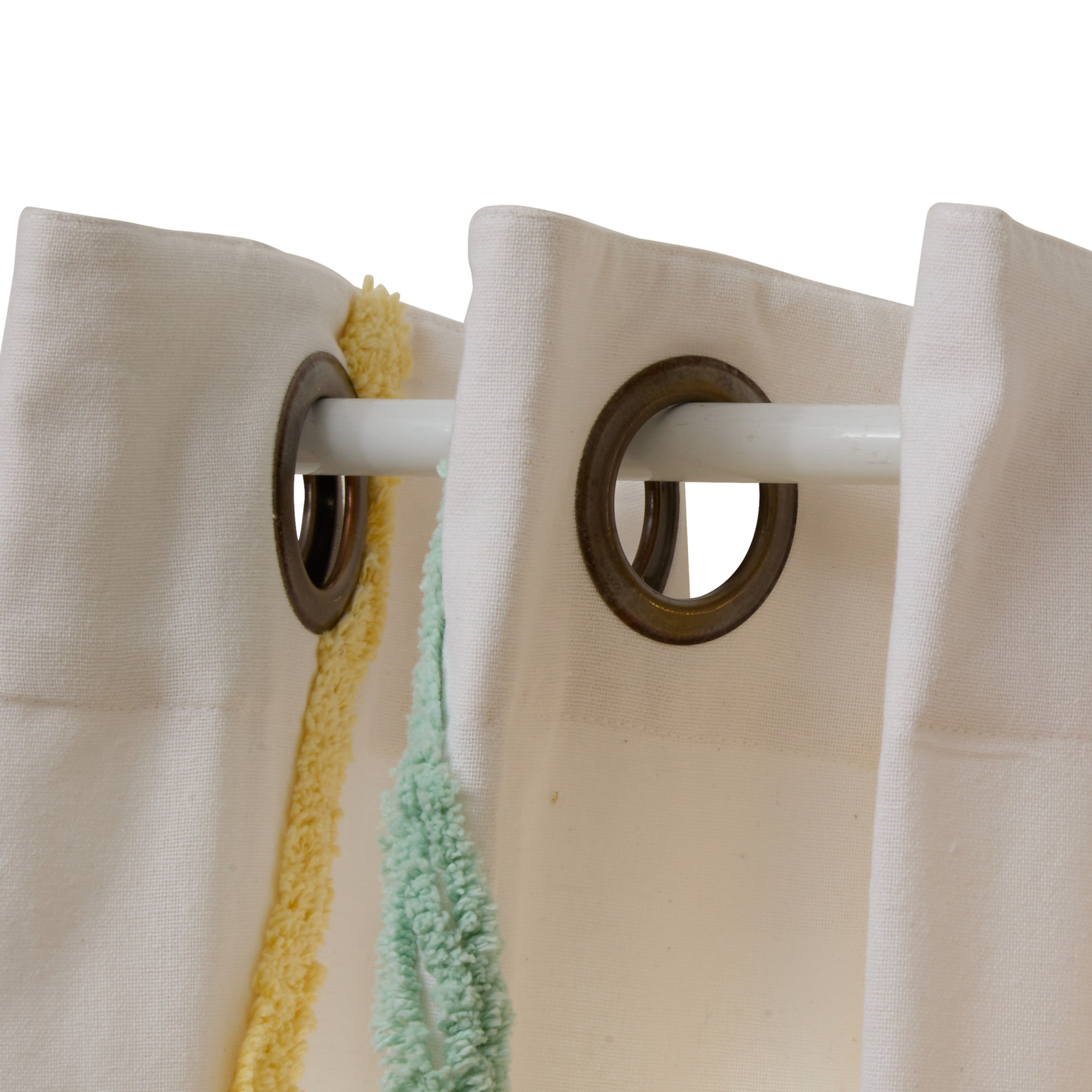 Rideau à œillets tufté ondulations — vue 4