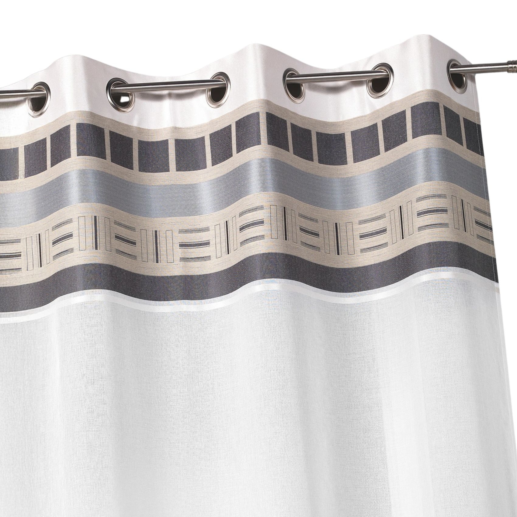 Voilage avec parement haut design — vue 3